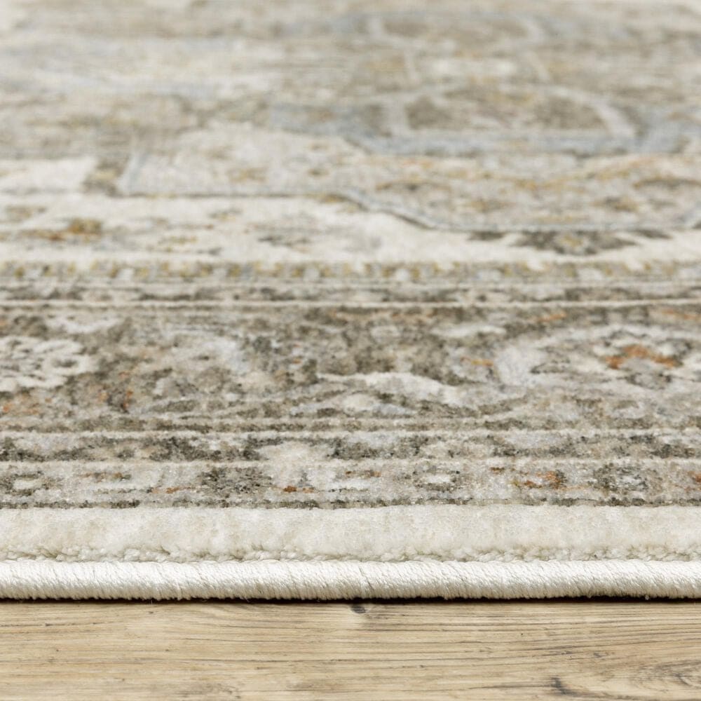 Oriental Weavers Maharaja Sage Green And Grey 7&#39;10&quot; x 10&#39;10&quot; Area Rug, , large