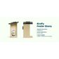 Birdfy Bird Feeder Ebony with Smart Camera and Solar Panel in Brown and Black, , large