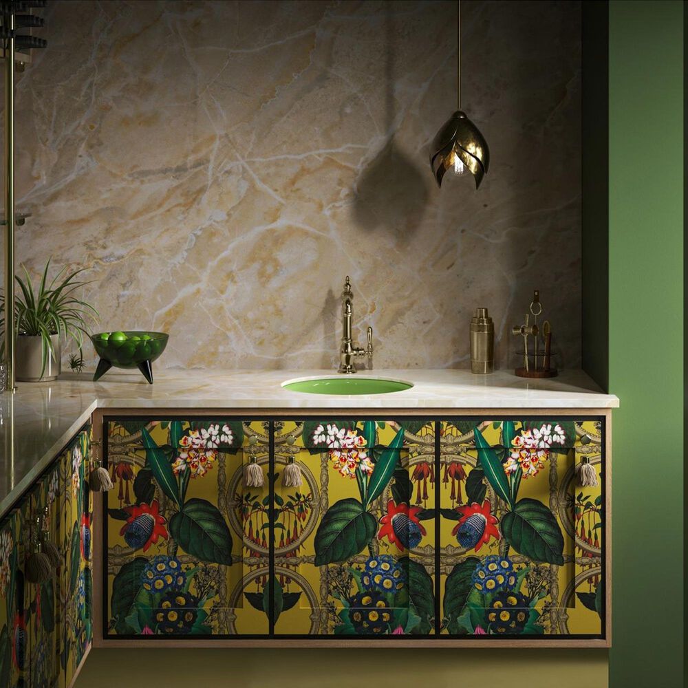 Kohler Porto Fino 18.5" Top-Undermount Single Bowl Bar Sinks in Fresh Green, , large