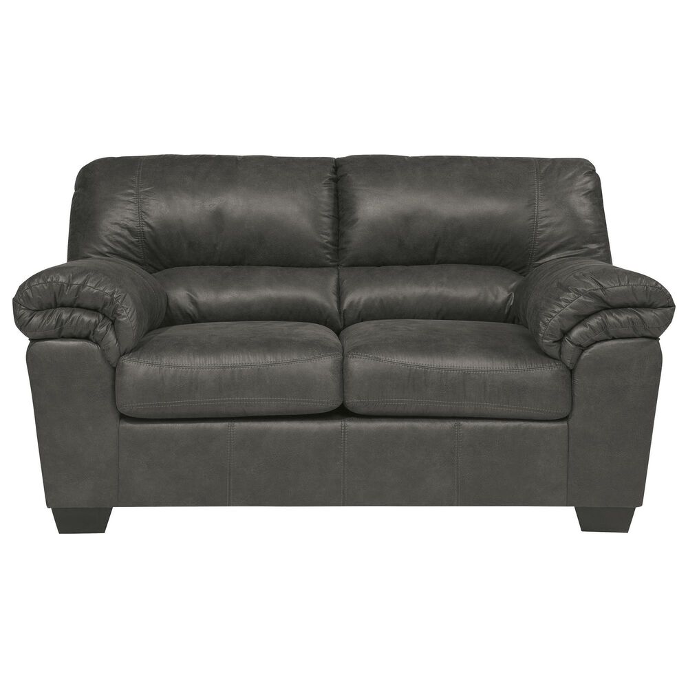 Signature Design by Ashley Bladen Loveseat in Slate NFM