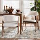 Baxton Studio Virden Arm Chair in Walnut Brown, , large