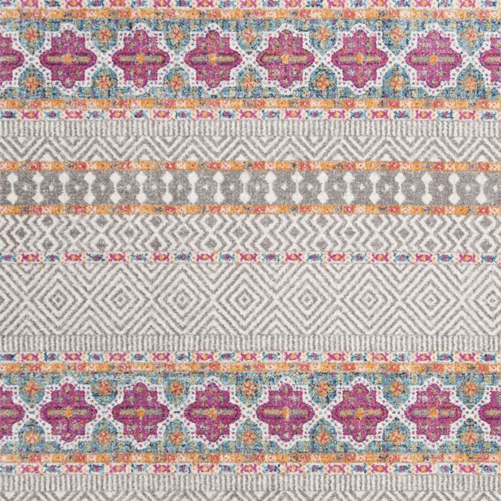 Safavieh Madison MAD797F 5&#39;1&quot; x 7&#39;6&quot; Grey and Ivory Area Rug, , large