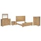 Ashley Galliden 5-Piece King Bedroom Set in Light Brown, , large