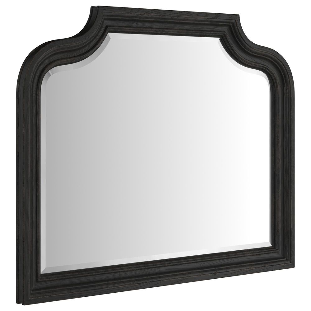 Vantage Atrium Landscape Mirror in Sable Black, , large