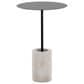 Lumisource Symbol Side Table in Concrete and Black Steel, , large