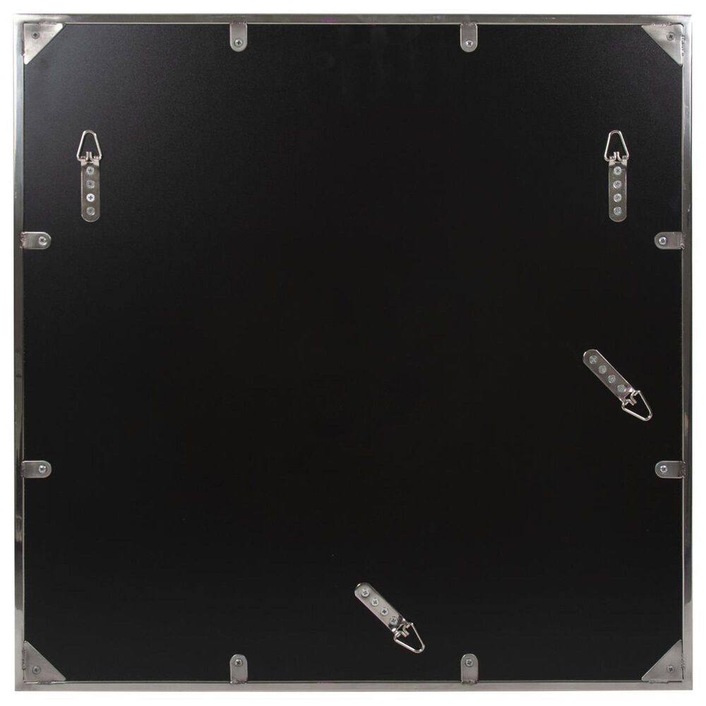 Howard Elliott Devon Square Mirror in Black and Clear, , large