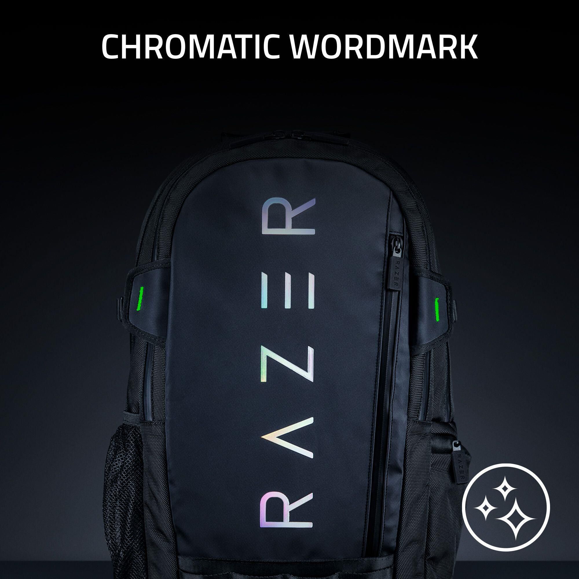 Razer 15.6 backpack top