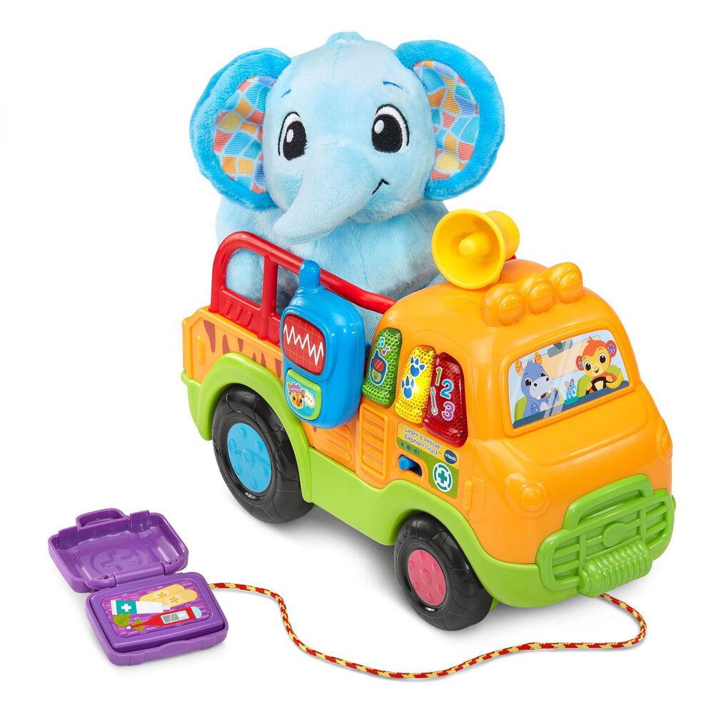 Vtech VTech Learn &amp; Rescue Elephant Truck, , large