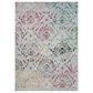 Safavieh Aria ARA172B 4" x 6" Blue and Multicolor Area Rug, , large