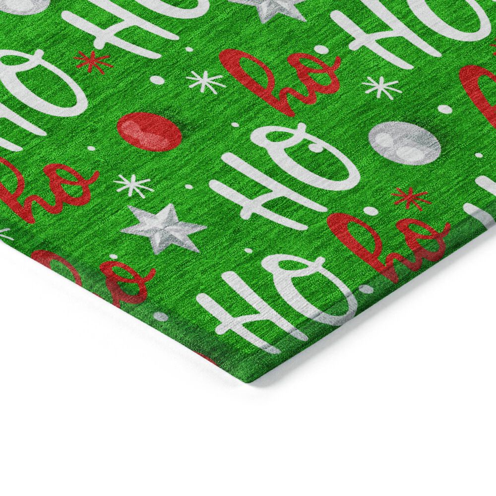 Dalyn Rug Company Wonderland WN18 2&#39;3&quot; x 7&#39;6&quot; Green Indoor/Outdoor Runner, , large