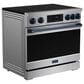 Thor Kitchen Gordon Ramsay 6.0 Cu. Ft. Professional Induction Range with Blue Color Kit Assembly in Stainless Steel, , large