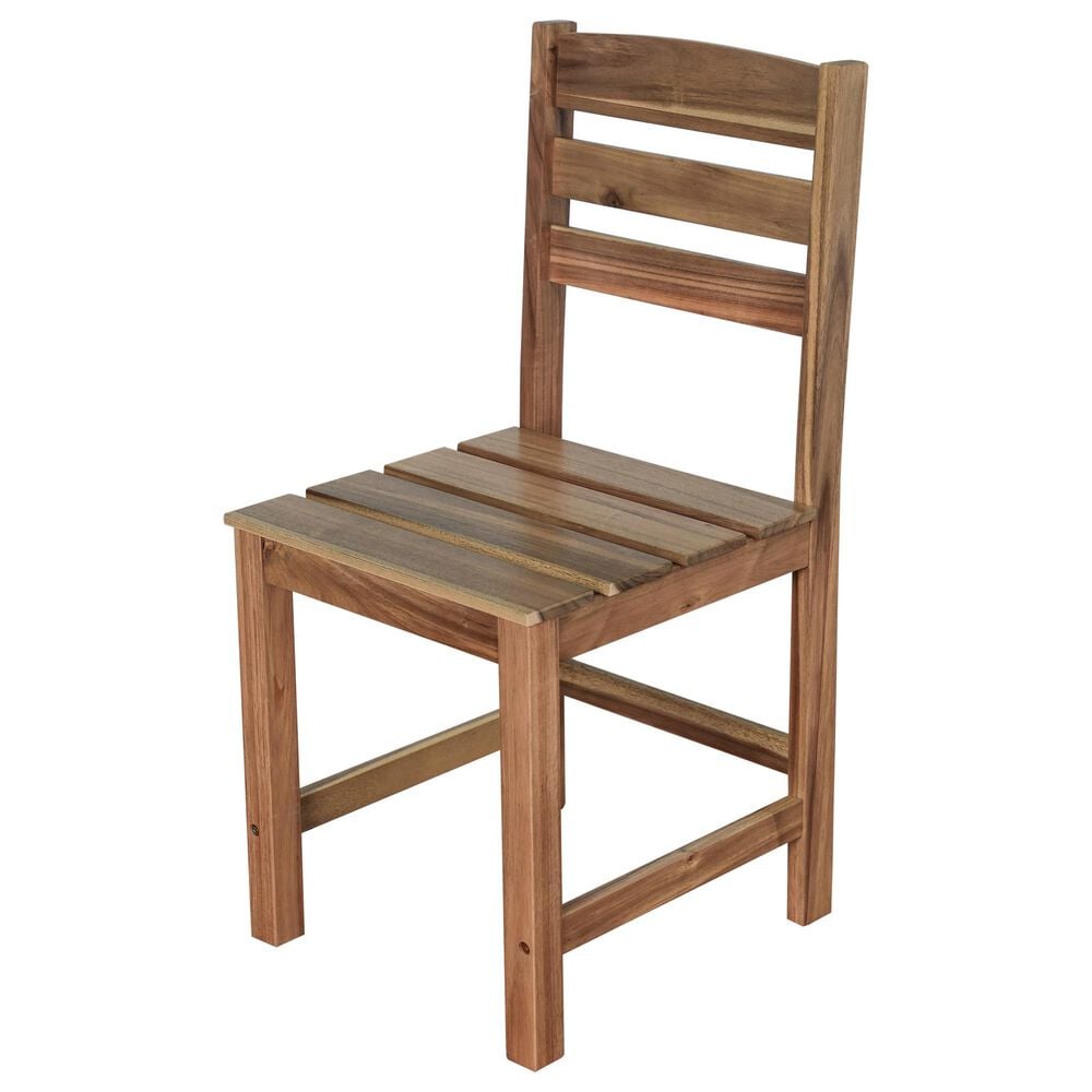 Hearth and Haven 6-Piece Patio Dining Set with Table, Bench and Chairs in Natural, , large