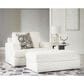 Ashley Karinne Oversized Accent Ottoman in Linen, , large