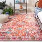 Safavieh Riviera 9" x 12" Orange and Light Blue Area Rug, , large