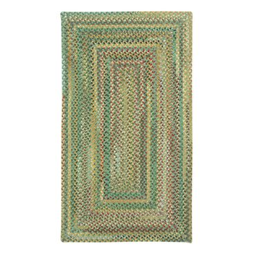 Capel Bear Creek 0980-225 5"6" Concentric Square Sage Area Rug, , large