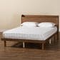 Baxton Studio Decker Full Platform Bed in Walnut Brown, , large
