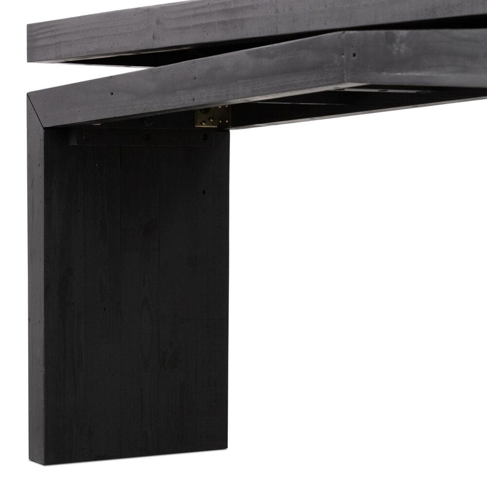 Four Hands Matthes Console Table in Aged Black Pine, , large