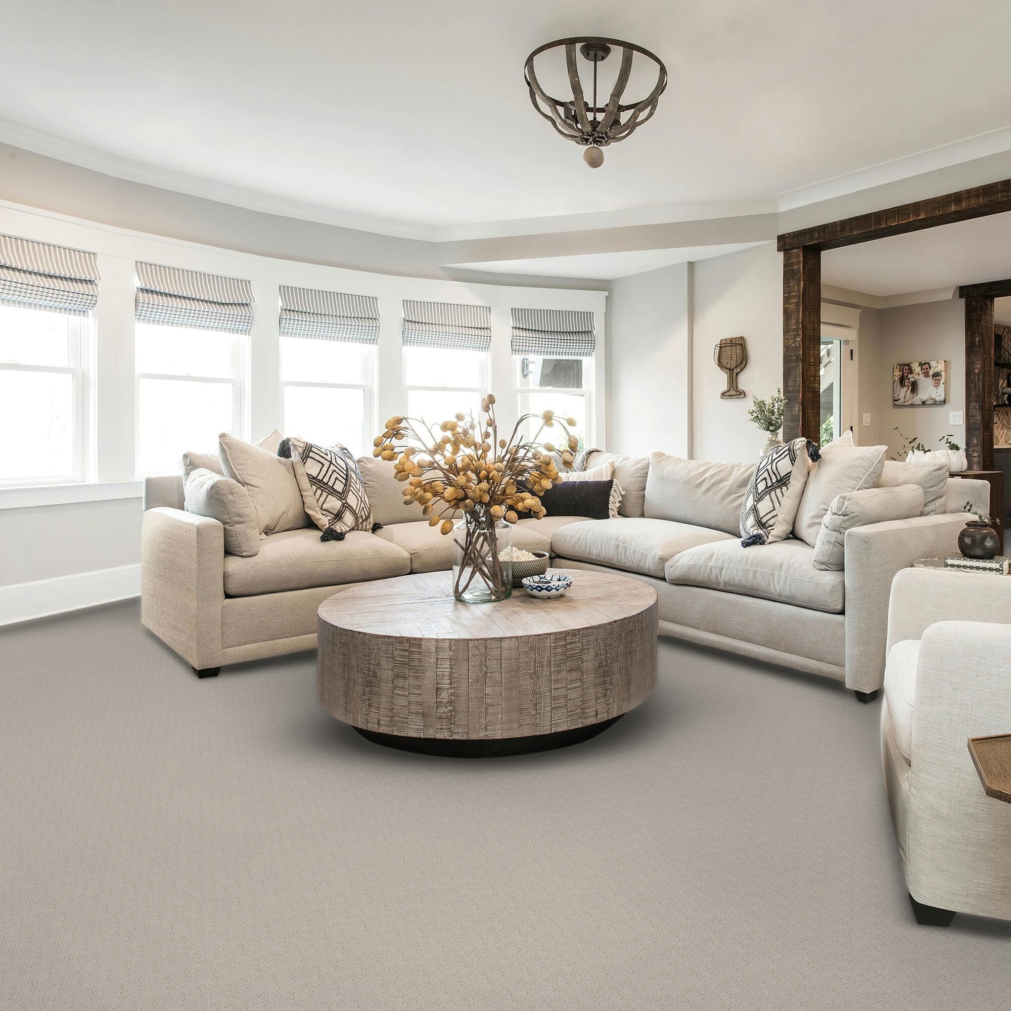 Karastan Starlight Plaza Carpet in Ivory Cream