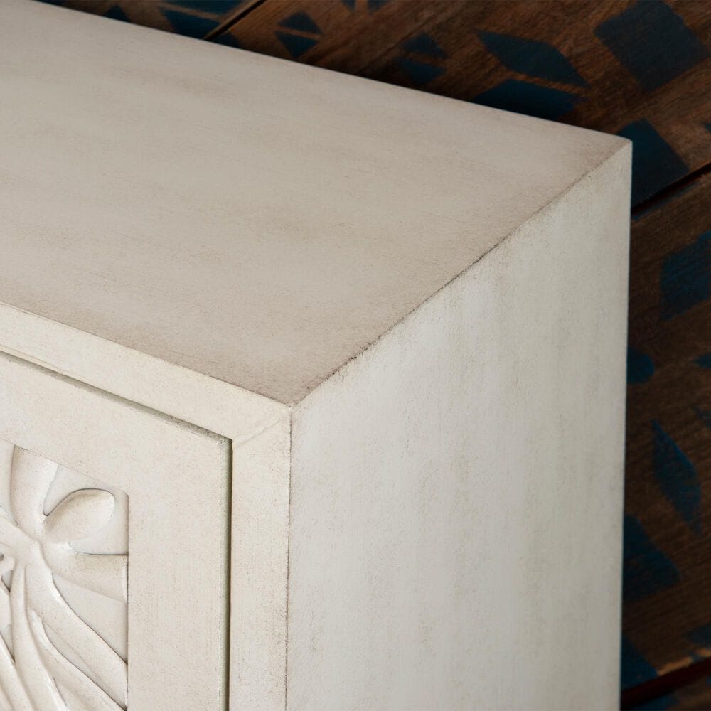 Linon Home Decor Grace Cabinet in Smokey White, , large