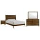 Mayberry Hill 4-Piece Full Bed Set in Walnut, , large