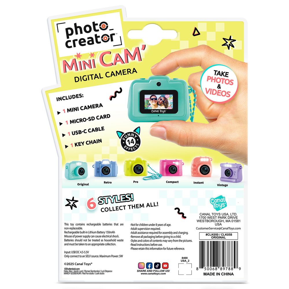 Photo Creator Mini Original Mini Cam Digital Camera in Teal, , large