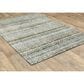 Oriental Weavers Atlas Stripe 747B0 7"10" x 10"10" Blue Area Rug, , large