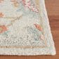 Safavieh Micro-Loop 4" x 6" Silver and Red Area Rug, , large