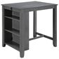 HOMLUX Counter Height Dining Table in Gray - Table Only, , large