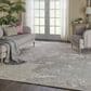 Nourison Silk Shadows 5"6" x 7"5" Grey, Beige and Cream Area Rug, , large