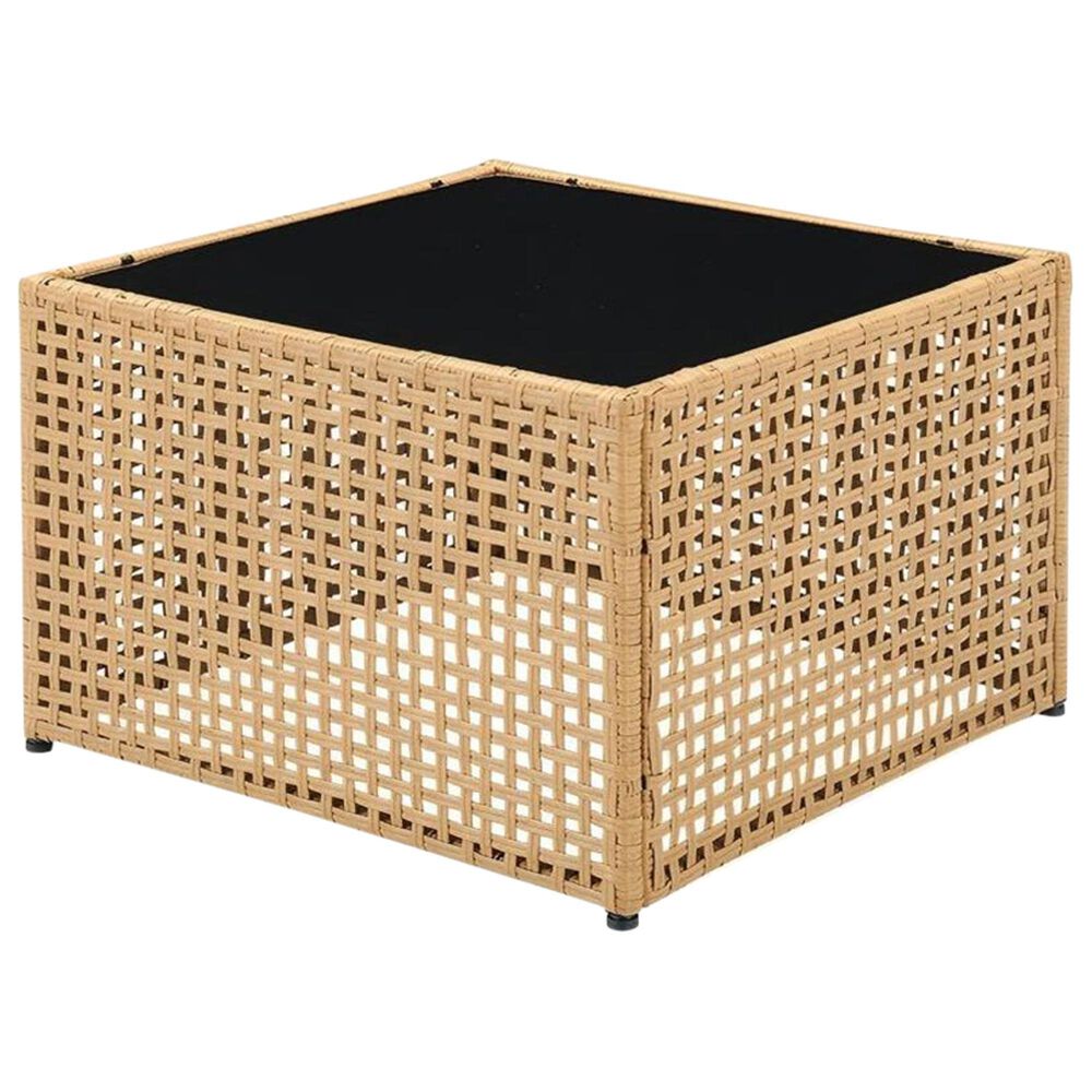 Sunwell Garden 5-Piece Patio Sectional Set with Coffee Table in Beige, , large