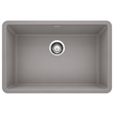 Blanco Precis 27" Single Bowl Kitchen Sink in Metallic Gray, , large