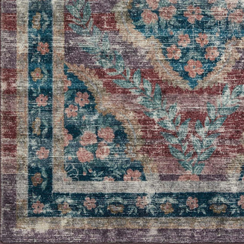 Rifle Paper Co Crafted by Cloth and Company Courtyard 5&#39; x 7&#39;6&quot; Chateau Red Area Rug, , large