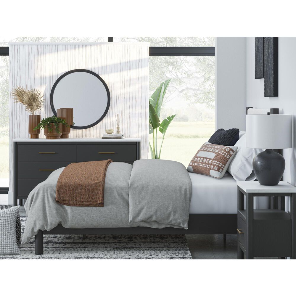Ashley Cadmori Queen Platform Bed in Black, , large