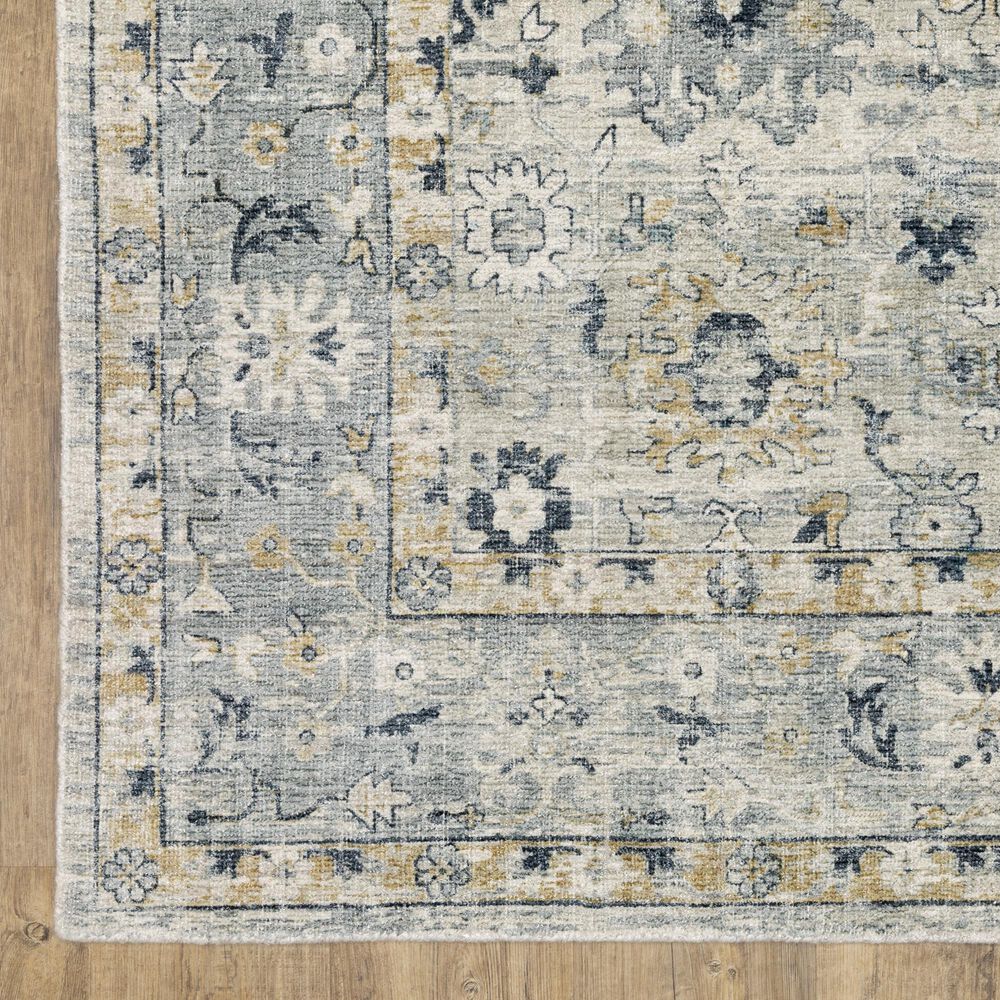 Oriental Weavers Windham WIN01 Ivory and Blue 8&#39; x 10&#39; Area Rug, , large