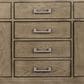Lexora Home Laurel 80" Double Bathroom Vanity in Grey Oak with White Carrara Marble Top and Rectangular Sinks, , large