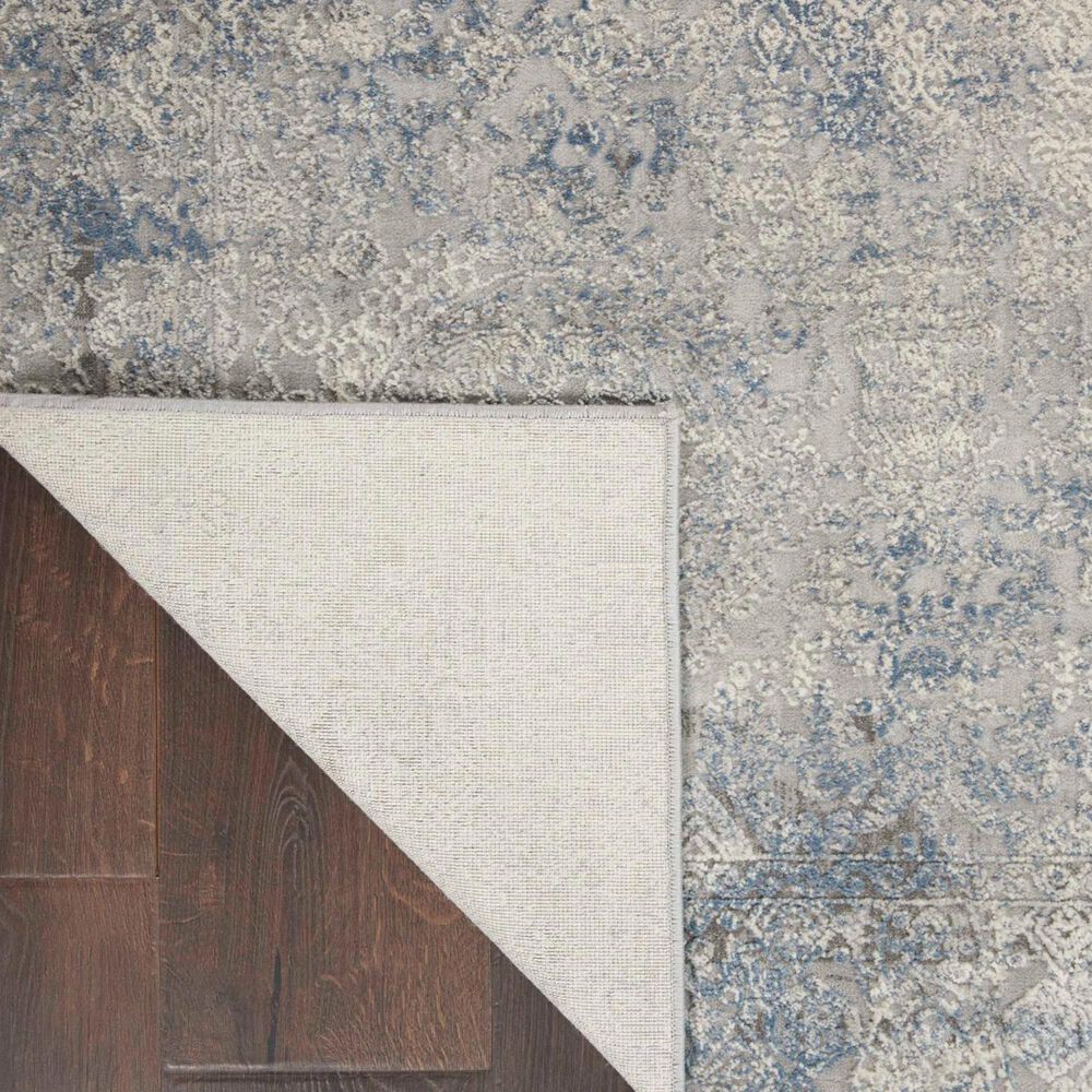 Nourison Rustic Textures Ivory and Light Blue 9&#39;3&quot; x 12&#39;9&quot; Area Rug, , large
