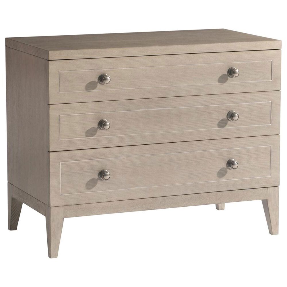 Bernhardt Cornelia 36" 3-Drawer Nightstand in Nebbia, , large