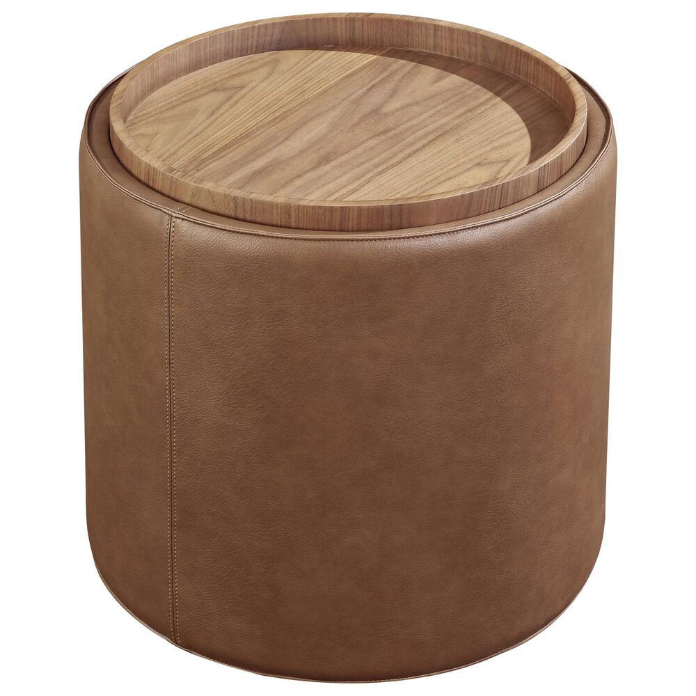 Urban Home Yeal End Table in Medium Brown, , large
