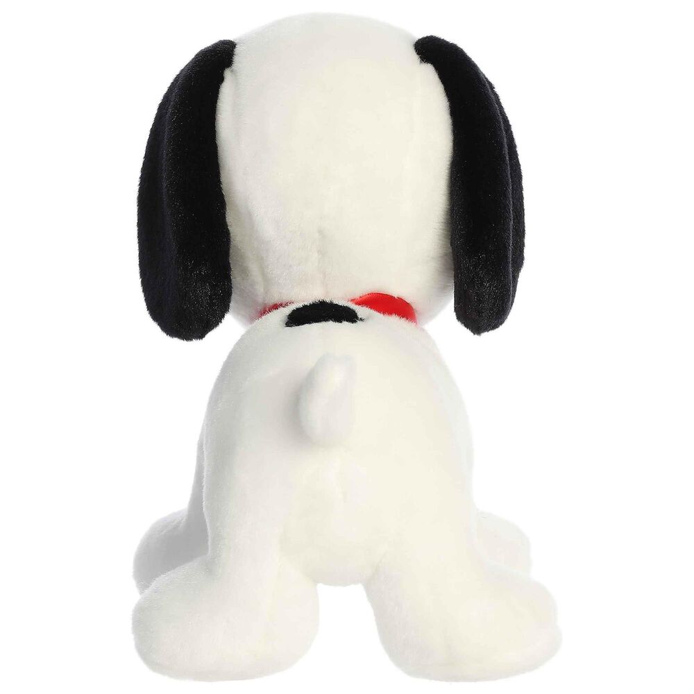 Aurora Peanuts 10&quot; Standing Snoopy Plush in White, Black and Red, , large