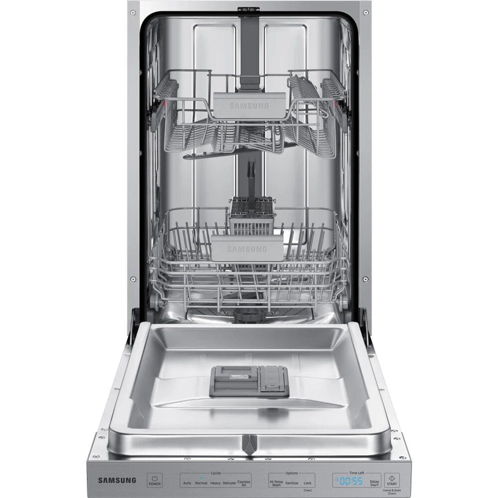Samsung 18&quot; Whisper Quiet 46 dBA Dishwasher in Stainless Steel, , large