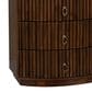 Linon Home Decor Chantel 3-Drawer Nightstand in Walnut, , large
