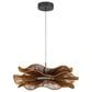 Golden Lighting Whisper 24" 1-Light LED Pendant in Bronze, , large