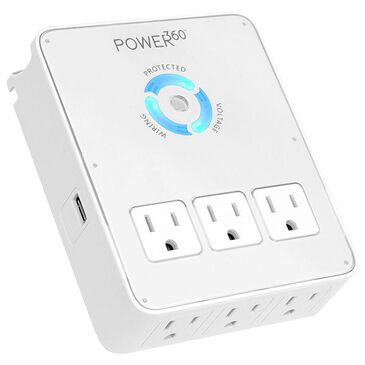 Panamax Power360 6 Outlet Wall Tap Charging Station in White, , large