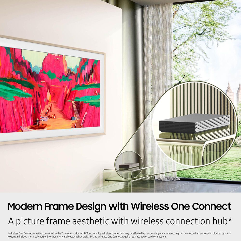 Samsung 65&quot; Class LS03F The Frame Pro QLED 4K in Black - AI Smart TV, , large