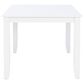 Linon Home Decor Mayfair Rectangular Dining Table in White - Table Only, , large
