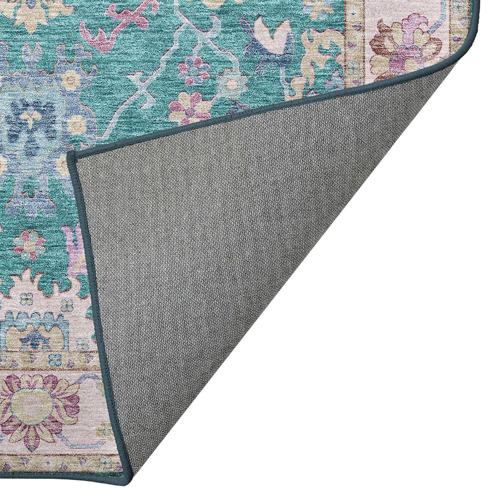 Dalyn Rug Company Hatay HY7 2&#39;3&quot; x 7&#39;6&quot; Teal Runner, , large
