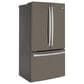 GE Appliances 23.1 Cu. Ft. Counter Depth French Door Refrigerator in Slate, , large
