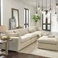 Ashley Elyza 3-Piece Right Facing Sectional with Chaise in Linen, , large
