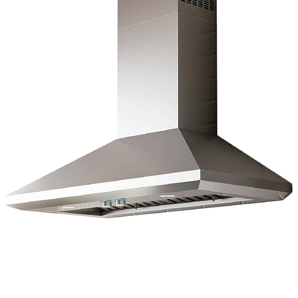 Elica Leone 48" Wall Mount Range Hood in Stainless Steel, , large