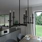 Hunter Briargrove 7-Light Linear Chandelier in Matte Black, , large